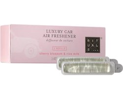 Rituals - Navulling Auto Parfum - 2x Auto Luchtverfrisser Navullingen 3 gram - Ritual of Sakura - Alleen Navulling - Houten houder niet inbegrepen - Alleen 2x Refill - Autoparfum - Car Perfume