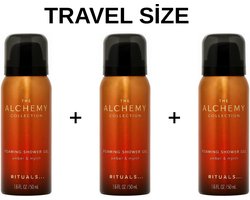 Rituals The Alchemy Collection Foaming Shower Gel - Douchegel - 3 x 50 ml - Reisverpakking