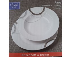 Ritzenhoff & Breker Faro eetservies 18 delig porselein