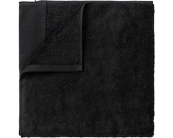 Riva Badtextiel Off Black | 100 x 200 cm | Zwart | Katoen