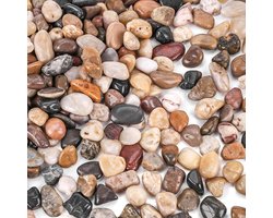 River pebbles 450g - gepolijste stenen - natuurlijk - perfect voor decoratie - ShopVlot