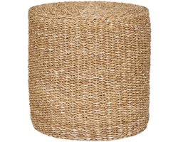 Rivera poef Ø40cm natuur.