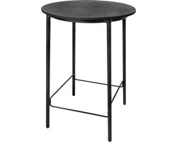 Riverdale - Bar tafel Scott mat zwart 100cm Zwart