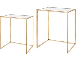 Riverdale Bijzettafel Amaro goud set