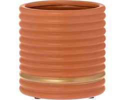 Riverdale - Bloempot Suus - H20cm - mat brique - oranje Oranje