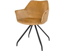 Riverdale eetkamerstoel Ava - Caramel - 82cm hoog