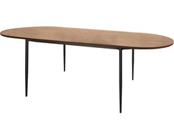 Riverdale eetkamertafel Scott - Ovaal - Bruin (hout) - 220cm - 6 pers