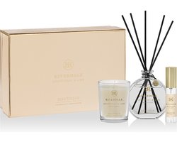 Riverdale - Geschenkset - Grapefruit & Lime - Medium - Beige - Geurstokjes, geurkaars en huisparfum