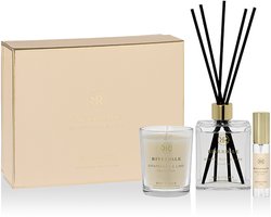 Riverdale - Geschenkset - Grapefruit & Lime - Small - Beige - Geurstokjes, geurkaars en huisparfum