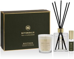 Riverdale - Geschenkset - Tea & Cardamom - Small - Groen - Geurstokjes, geurkaars en huisparfum