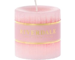 Riverdale Kaars Venetian roze 7x7cm