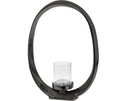 Riverdale - Kandelaar Lily - H44cm - zwart Zwart