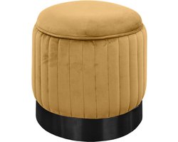 Riverdale - Poef Bonnie caramel 43cm Bruin