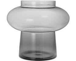 Riverdale - Vaas Lune smoke 35 cm Grijs