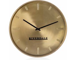 Riverdale Wandklok Chuck - Brons - Ø60cm
