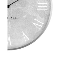 Riverdale Wandklok Luton zilver 60 cm