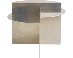 RIVET Bijzettafel - onbehandeld aluminium