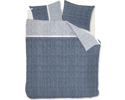 Rivièra Maison - Amsterdam Loft dekbedovertrek - Lits-Jumeaux - 240x200/220 cm - Blauw Grijs