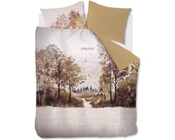 Riviera Maison Aurelia dekbedovertrek - Tweepersoons - 200x200/220 - Bruin