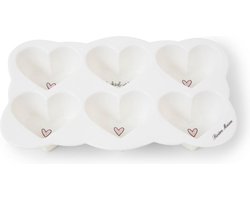 Riviera Maison Baked With Love Baking Dish - Porselein - Wit - 28.0x17.0x7.0 cm
