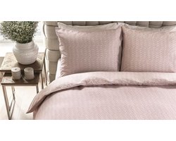 Rivièra Maison - Bambu dekbedovertrek - Tweepersoons - 200x200/220 cm - Zacht Roze