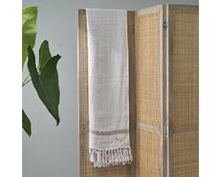 Riviera Maison - Basic Bliss Linen Throw off white 180x130