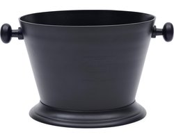 Riviera Maison Best Quality Champagne Cooler black - Aluminium - Zilver - 40.0x31.5x22.5 cm
