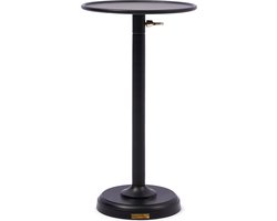 Riviera Maison Bijzettafel Verstelbaar - Venice Adjustable Sofa Table M - Zwart