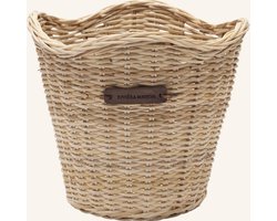 Riviera Maison Bloemenpot rond mand voor planten dia 22 cm - Waves plantenmand riet
