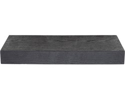 Riviera Maison Boekenkast - Costa Mesa Shelf 40x20 - Zwart - Eikenhout
