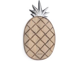 Riviera Maison Borrelplank hout ovaal in ananas vorm - RM Pineapple zomerse tapasplank of serveerplank