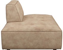 Riviera Maison Brandon Lounger L Vel GlBeige - Polyester, Beukenhout - Goud Beige - 154.0x109.0x78.0 cm