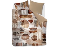 Riviera Maison Broc dekbedovertrek - Tweepersoons - 200x200/220 - Naturel