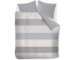 Riviera Maison Catena dekbedovertrek - Tweepersoons - 200x200/220 - Zand