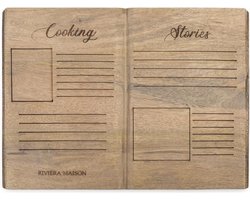 Riviera Maison Cooking Stories Chopping Board M - Mangohout - Naturel - 35.5x26.0x2.0 cm