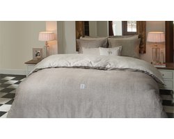 Riviera Maison Coughton Court dekbedovertrek - Eenpersoons - 140x200/220 - Zand