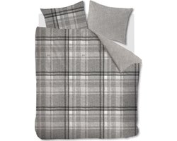 Riviera Maison Cozy Check dekbedovertrek - Lits-Jumeaux - 240x200/220 - Zand
