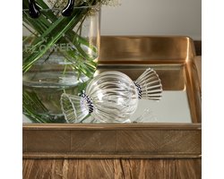 Riviera Maison Decoratie Woonkamer Beeldjes - RM Glass Candy - Transparant