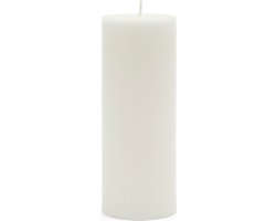 Riviera Maison decoratieve kaars, stompkaars 7x18, decoratie, woonaccessoires - Pillar Candle ECO - Wit - stearine