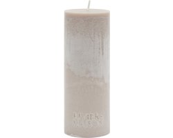 Riviera Maison decoratieve kaars, stompkaars 7x18, verlichting, woonaccessoires - Pillar Candle ECO - Beige - stearine