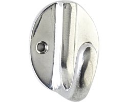 Riviera Maison decoratieve ophanghaak, wandhaak - 1 stuk, woondecoratie, woonaccessoires - Small Kitchen Hook - Zilver - Aluminium