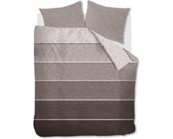 Riviera Maison dekbedovertrek Lammy brown - lits jumeaux (240x200/220 cm incl. 2 slopen)