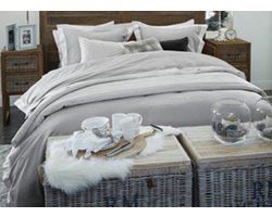 Riviera Maison dekbedovertrek Residenza light grey