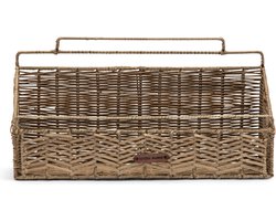 Riviera Maison Desk organizer - Rustic Rattan Herringbone Desk Organiser - Naturel