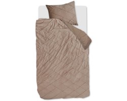 Rivièra Maison - Diamond dekbedovertrek - Eenpersoons - 140x200/220 cm - Zand