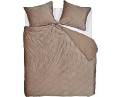 Riviera Maison Diamond dekbedovertrek - Lits-Jumeaux - 240x200/220 - Zand