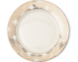 Riviera Maison Dinerborden Wit - Le Relais Dinner Plate