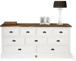 Riviera Maison Dressoir Kasten - Newport Dressoir - Wit