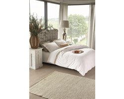 Riviera Maison Ease kussensloop - Wit - 60x70