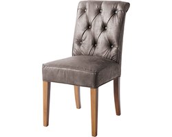 Riviera Maison Eetkamerstoel - Hampton Classic Dining Chair - Bruin